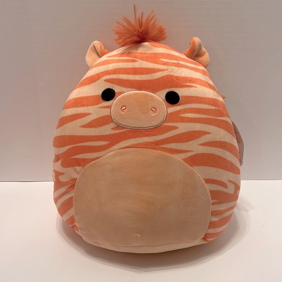 11" Squishmallows Plush Orange Josue Zebra Toy Animal New With Tags - Picture 1 of 6